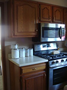 That awful microwave. It was only 9" above the cooktop!