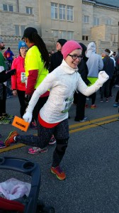 Before the race foolin'.